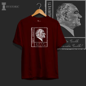 Yurtta Sulh Cihanda Sulh Baskılı Basic T-Shirt