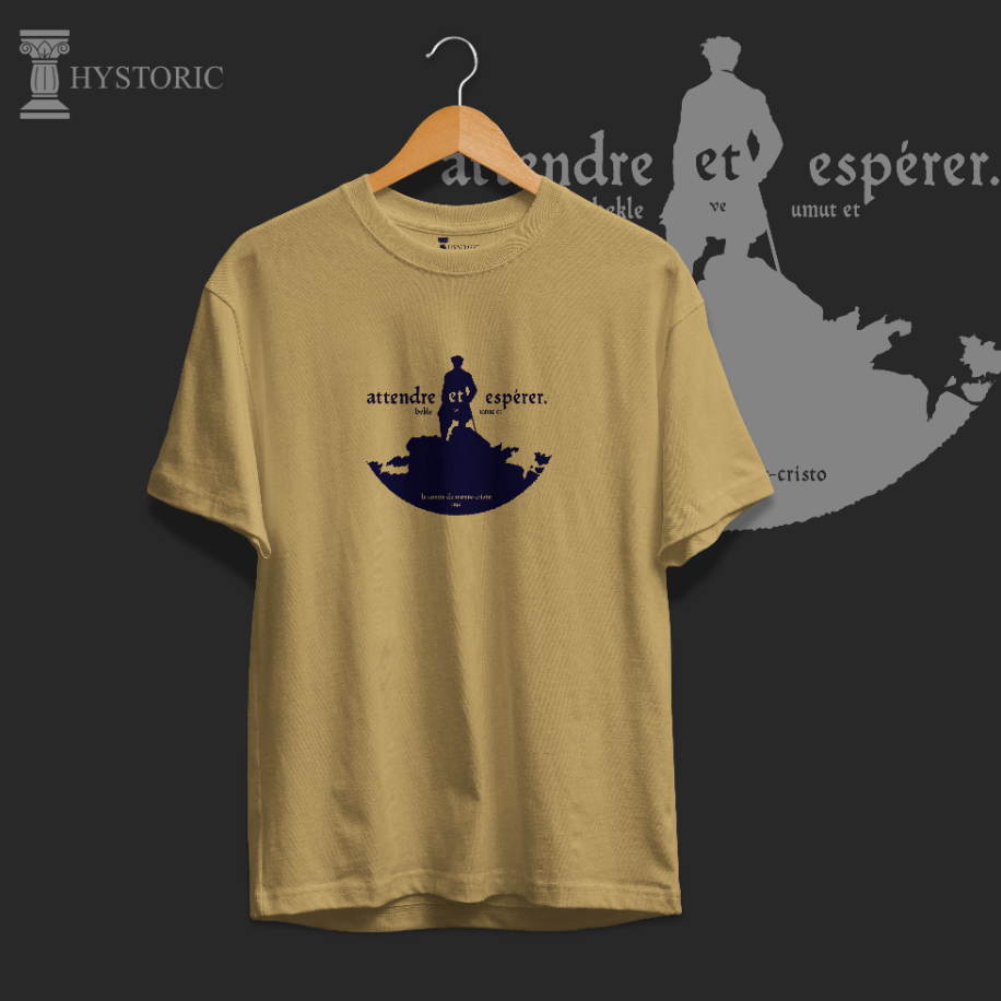 Monte Cristo Kontu Baskılı Basic T-Shirt