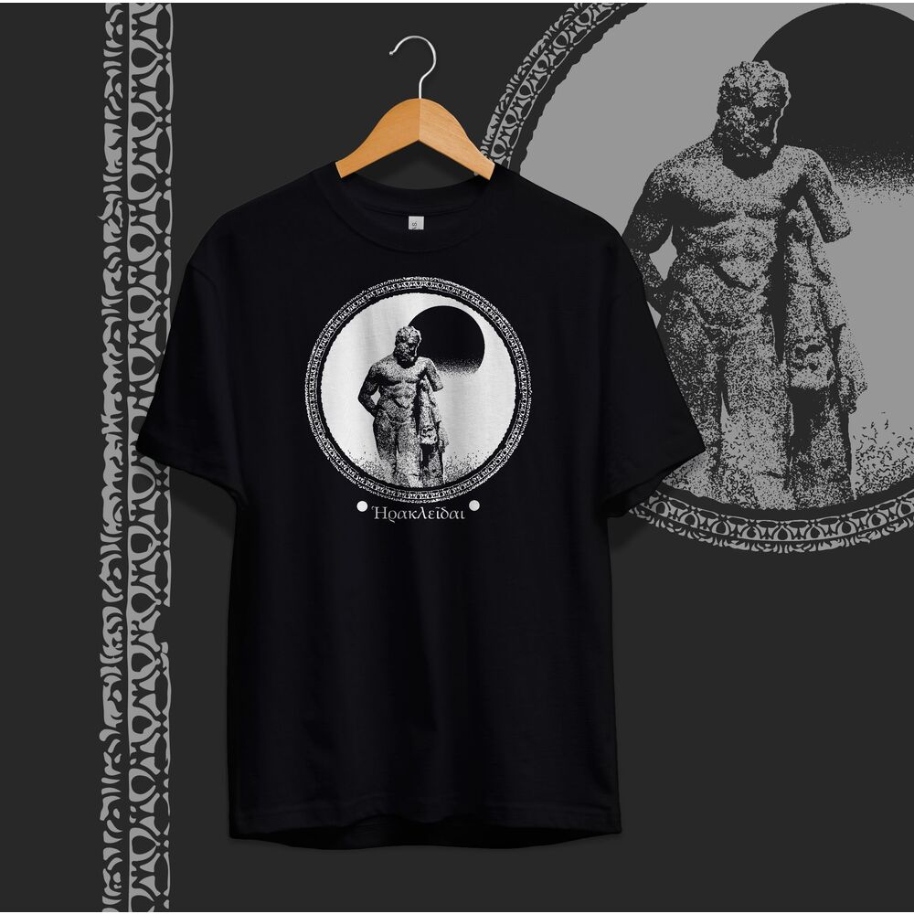 Herakles Baskılı Oversize T-Shirt