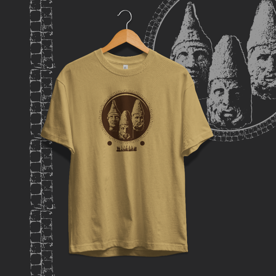 Nemrut Dağı Heykelleri Baskılı Basic T-Shirt