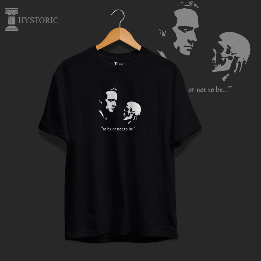 To Be Or Not To Be Baskılı Oversize T-Shirt
