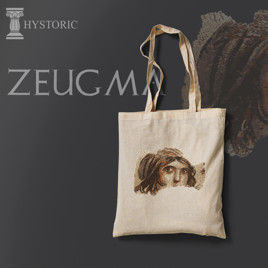 Zeugma Çingene Kızı Baskılı Bez Çanta
