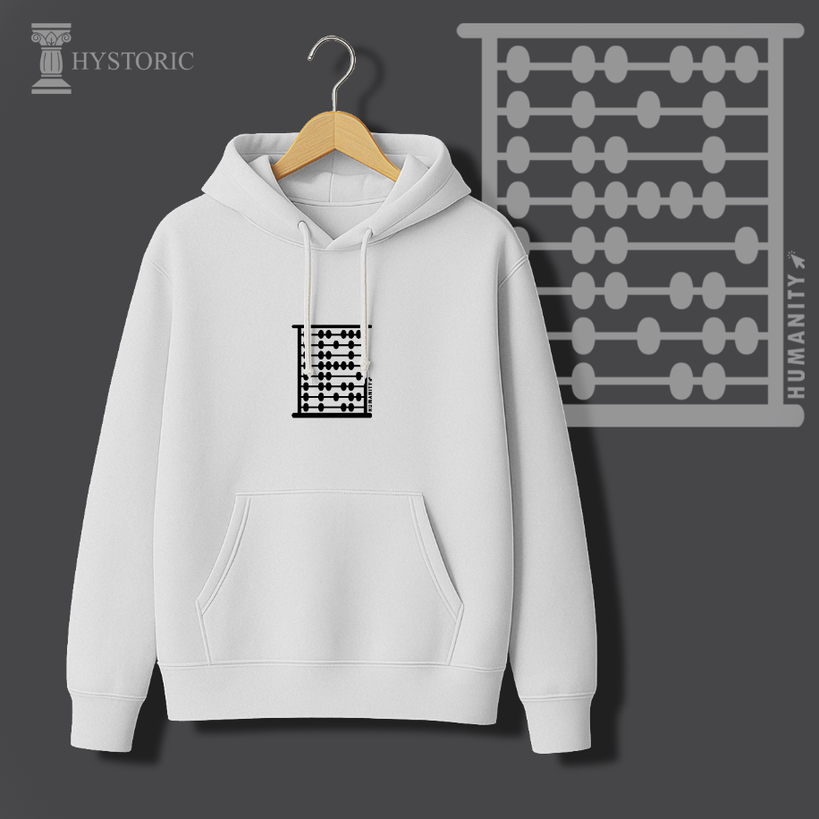 Abaküs Baskılı Hoodie