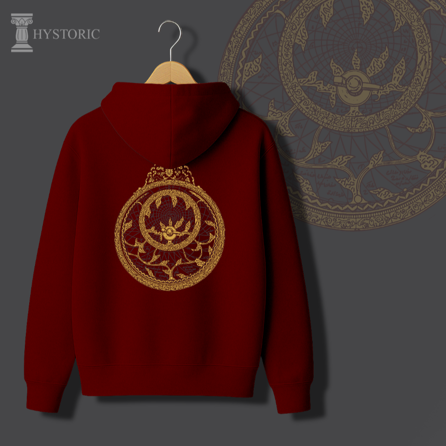Usturlap Sırt Baskılı Hoodie