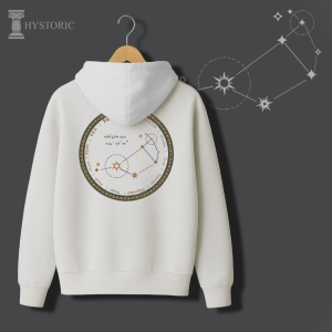 Ülker (Pleiades) Takım Yıldızı Sırt Baskılı Hoodie