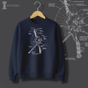Voyager-I Baskılı Sweatshirt