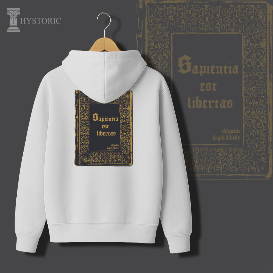 Matbaa Sırt Baskılı Hoodie