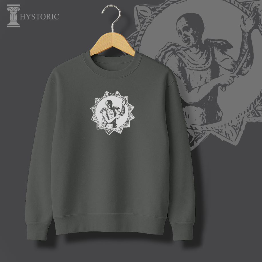 Kalenderi Dervişi Baskılı Sweatshirt - Görsel 2