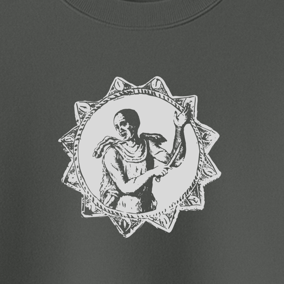 Kalenderi Dervişi Baskılı Sweatshirt - Görsel 3