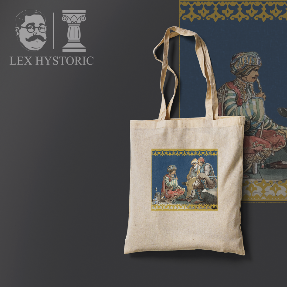 İstanbul Kahvesi Baskılı Bez Çanta