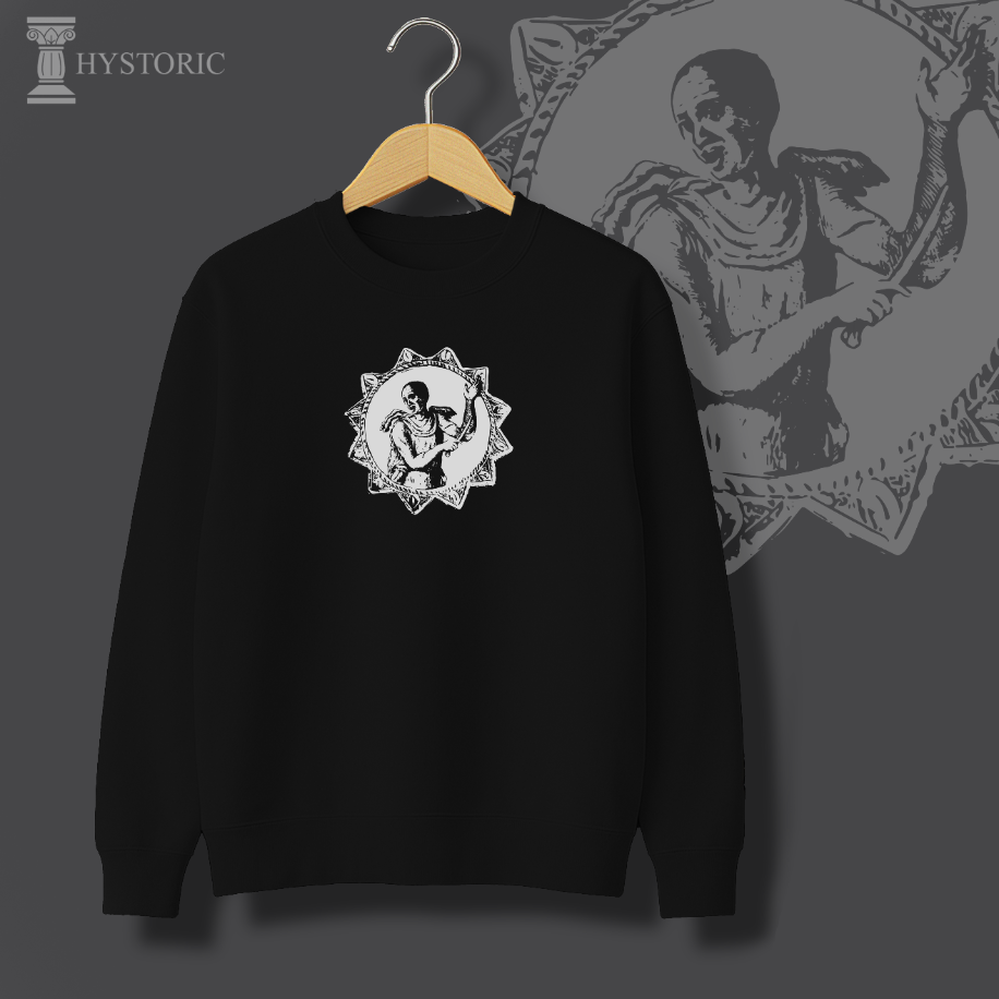 Kalenderi Dervişi Baskılı Sweatshirt - Görsel 5