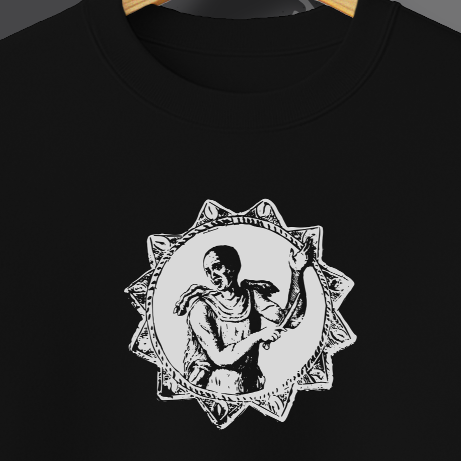 Kalenderi Dervişi Baskılı Sweatshirt - Görsel 6